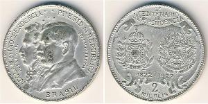 2000 Reis Brasile Argento 