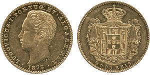 2000 Reis Royaume de Portugal (1139-1910) Or Louis Ier de Portugal (1838 - 1889)