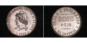 2000 Reis Brasil Plata 