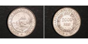 2000 Reis Brasil Plata 