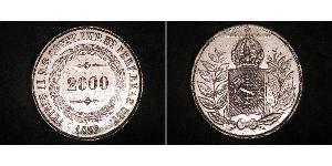 2000 Reis Brasil Plata 