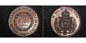 2000 Reis Brasil Plata 