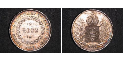 2000 Reis Brasil Plata 