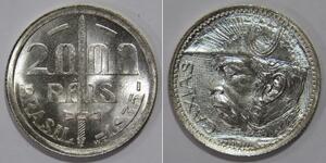 2000 Reis Brasilien Silber 