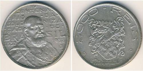 2000 Reis Brasilien Silber 