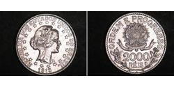 2000 Reis Brazil Silver 