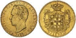 2000 Reis 葡萄牙王國 (1139 - 1910) 金 路易斯一世 (葡萄牙)