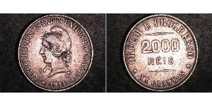 2000 Reis 巴西 銀 