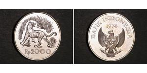 2000 Roupie Indonésie Argent 