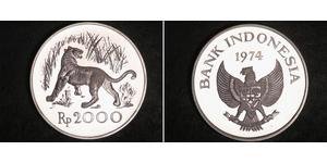 2000 Roupie Indonésie Argent 