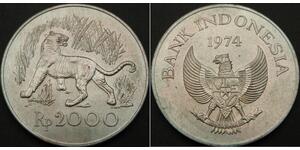 2000 Roupie Indonésie (1945 - ) Argent 