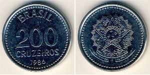 200 Cruzeiro Brésil Acier 