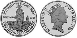 200 Dollaro Australia (1939 - ) Oro Elisabetta II (1926-2022)