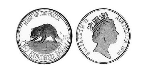 200 Dollaro Australia (1939 - ) Oro Elisabetta II (1926-2022)