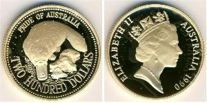 200 Dólar Australia (1939 - ) Oro 