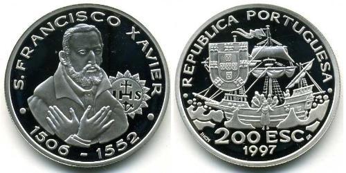 200 Escudo Portogallo (1975 - ) Argento 