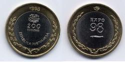 200 Escudo Portogallo (1975 - ) Bimetal 