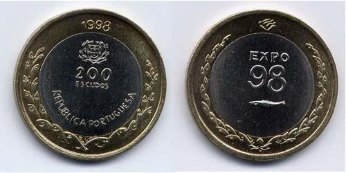 200 Escudo Republica Portuguesa (1975 - ) Bimetall 