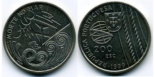 200 Escudo Portuguese Republic (1975 - ) Copper/Nickel 