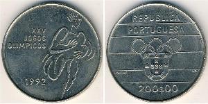 200 Escudo Republica Portuguesa (1975 - ) Kupfer/Nickel 