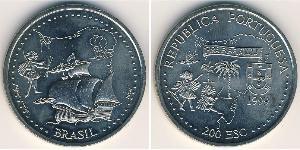 200 Escudo Republica Portuguesa (1975 - ) Kupfer/Nickel 