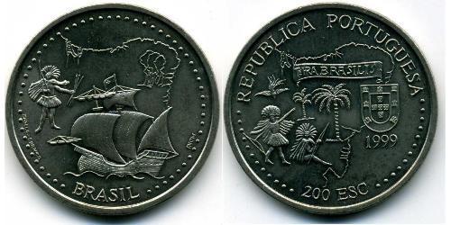 200 Escudo Republica Portuguesa (1975 - ) Kupfer/Nickel 