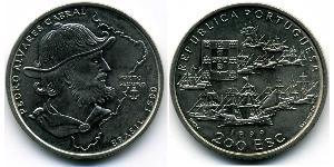 200 Escudo Republica Portuguesa (1975 - ) Níquel/Cobre 