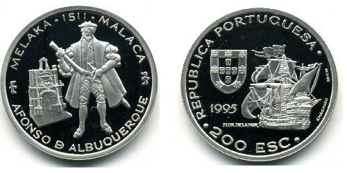200 Escudo Portuguese Republic (1975 - ) Silver 