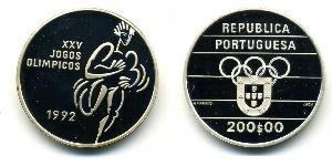 200 Escudo 葡萄牙 銀 
