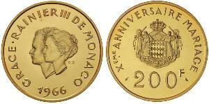 200 Franc Monaco (1297 - ) Or 