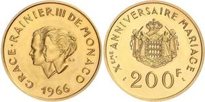 200 Franc Monaco (1297 - ) Or 