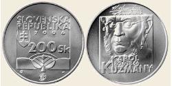 200 Krone Slovakia (1993 - ) Copper/Silver 