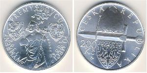 200 Krone Czech Republic (1993 - ) Silber 