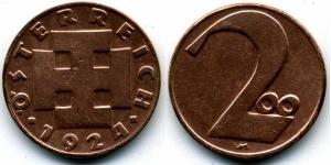 200 Krone 奥地利第一共和国 (1919 - 1934) 青铜 