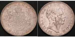 200 Lev Regno di Romania (1881-1947) Argento Michele I di Romania (1927-)