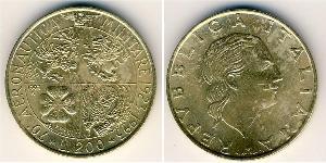 200 Lira Italie Bronze/Aluminium 