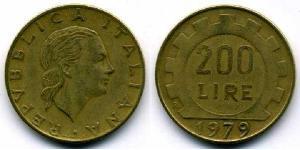 200 Lira Italy Bronze/Aluminium 