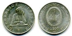 200 Lira Italia Plata 