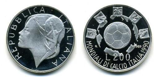 200 Lira Italia Plata 