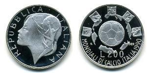 200 Lira 意大利 銀 