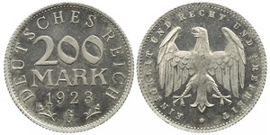 200 Mark République de Weimar (1918-1933) Aluminium 