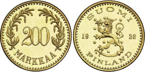 200 Mark Finland (1917 - ) Gold 
