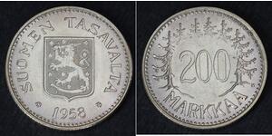 200 Mark Finnland (1917 - ) Silber 