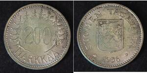 200 Mark Finnland (1917 - ) Silber 