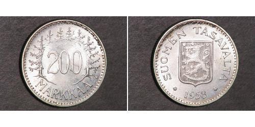 200 Mark Finnland (1917 - ) Silber 