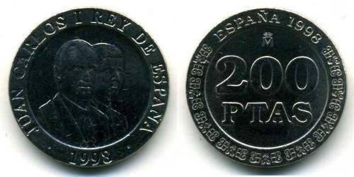 200 Peseta Kingdom of Spain (1976 - ) Copper/Nickel 