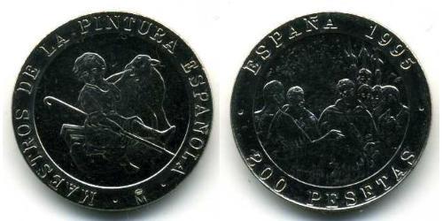200 Peseta Regno di Spagna (1976 - ) Rame/Nichel 