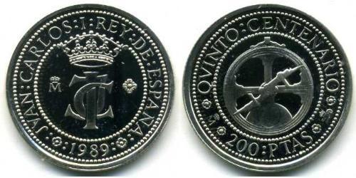 200 Peseta Kingdom of Spain (1976 - ) Silver 