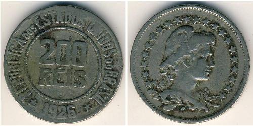 200 Reis Brazil Copper/Nickel 