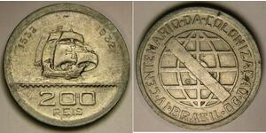 200 Reis Brésil Cuivre/Nickel 